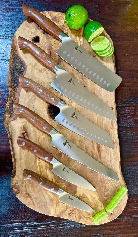 Ares Cutlery 6 piece Chef knife set